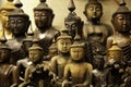 Wood Buddha Statues