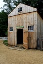 Wood building that houses the history of bee`s importance to environment, Old Sturbridge Village, Mass, 2016