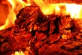 Burning fire, heat, wallpaper background. Jar si foc fundal. Royalty Free Stock Photo