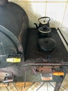 Wood burning stove - old stove