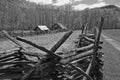 Wood cabin in Smoky Mountain NP