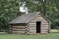 Wood Cabin in Valley Forge Pennsylvania from Revolutionary War Royalty Free Stock Photo