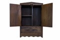 Wood cabinet Royalty Free Stock Photo