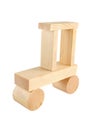 Wood car toy Royalty Free Stock Photo