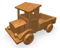 Wood car toy Royalty Free Stock Photo