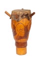 Wood Carved African Hand Drum