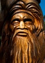 Australiana Tree Wood Carving Royalty Free Stock Photo
