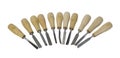 Wood Carving Chisels Royalty Free Stock Photo