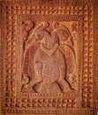 Wood carvings of embekka devalaya