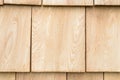 Wood cedar shingles for roof or wall Royalty Free Stock Photo