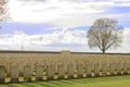 Wood Cemetery great world war one flanders Belgium Royalty Free Stock Photo