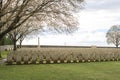 Wood Cemetery great world war one flanders Belgium Royalty Free Stock Photo