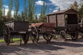 Wood Charriots Winery Mendoza Argentina Royalty Free Stock Photo