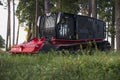 Wood chipper prepared to clean the mountains Royalty Free Stock Photo