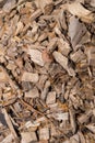 Wood chips and pellets Royalty Free Stock Photo