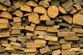 Wood chopped for fireplace Royalty Free Stock Photo