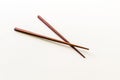 Wood chopstick isolated