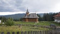 Wood Church in Mountains, Moldava