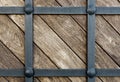 Wood clad iron Royalty Free Stock Photo