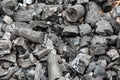 Wood Coal Background/ Texture Royalty Free Stock Photo