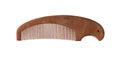 Wood comb isolated Royalty Free Stock Photo