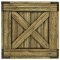 Wood crate Royalty Free Stock Photo