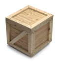 Wood Crate Royalty Free Stock Photo