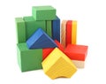 Wood cubes toys Royalty Free Stock Photo