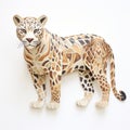 Wood Cut Animal Sculptures In The Style Of Paula Scher And Kris Knight