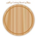 Wood Cutting Board, Round