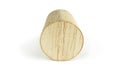 Wood cylinder block Royalty Free Stock Photo
