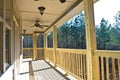 Wood Deck/Porch on House Royalty Free Stock Photo