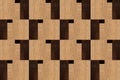 Wood design with Rosewood and Ramin