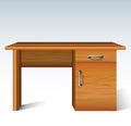 Wood desk