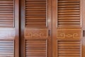 Wood door of an armoire background