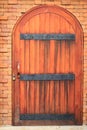 Wood door vintage style