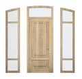 Wood doorframe Royalty Free Stock Photo