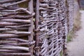 WoodenFence, CloseUp, Blurred Background