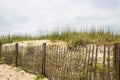 Wood Fence And Sand Dunes
