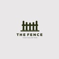 Wood fence symbol vector illustration design Royalty Free Stock Photo