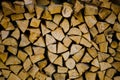 Wood for the fireplace. Royalty Free Stock Photo