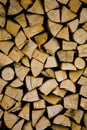 Wood for the fireplace. Royalty Free Stock Photo