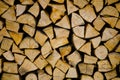 Wood for the fireplace. Royalty Free Stock Photo