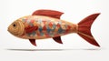 Colorful Wooden Fish Illustration Inspired By Mahiro Maeda