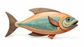 Sleek Carved Wood Fish: Nature-inspired Abstractions In Fine Lines