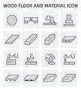 Wood floor icon