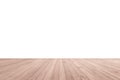 Wood floor in red brown with empty white wall background texture Royalty Free Stock Photo