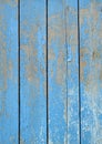 Old blue wood wall texture and background Royalty Free Stock Photo