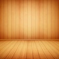 Wood floor and wall background