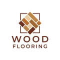 Wood flooring logo design